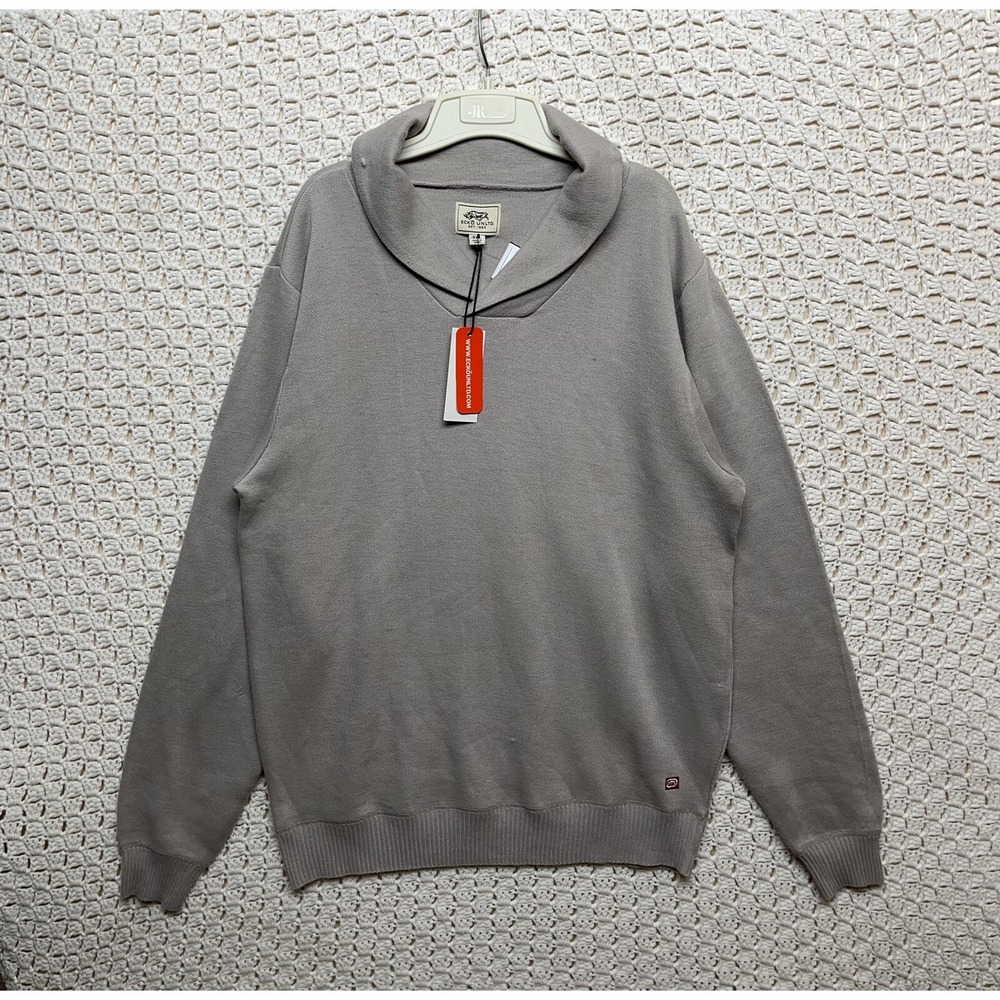 Ecko Unltd Sweater Men's Size XXL Beige Cowl Neck Long Sleeve